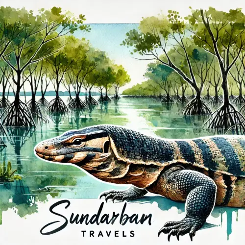 Sundarban-monitor-lizard